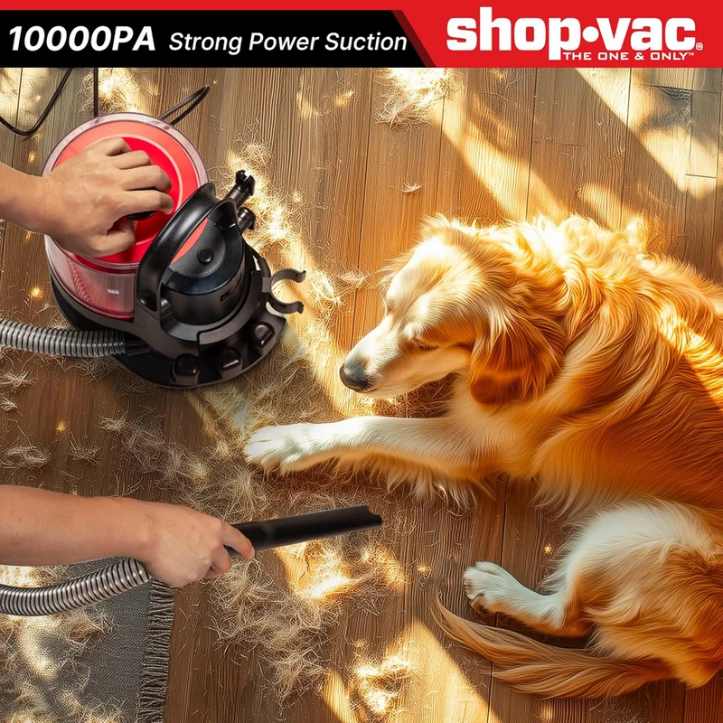 Shop-Vac® 4-in-1 Pet Grooming & Vacuum