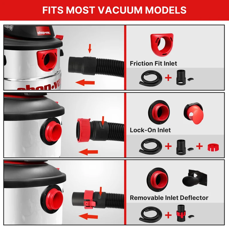 Shop-Vac® 8-foot X 2-1/2-inch diameter Hose