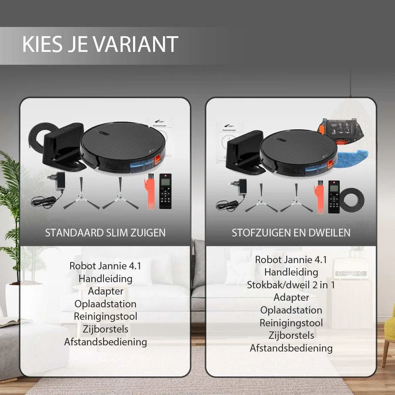 Robotstofzuiger Jannie 4.1