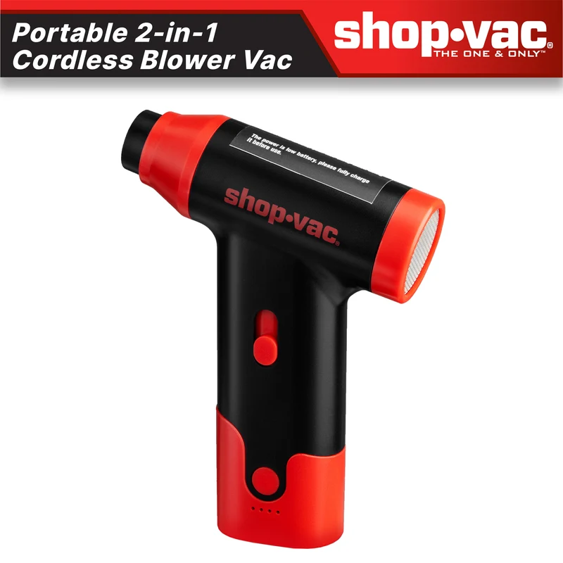 Shop-Vac® Portable 2-in-1 Cordless Blower/Vacuum