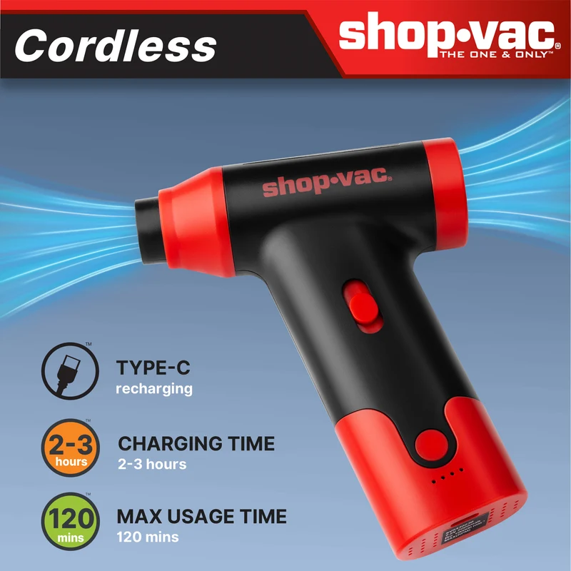 Shop-Vac® Portable 2-in-1 Cordless Blower/Vacuum