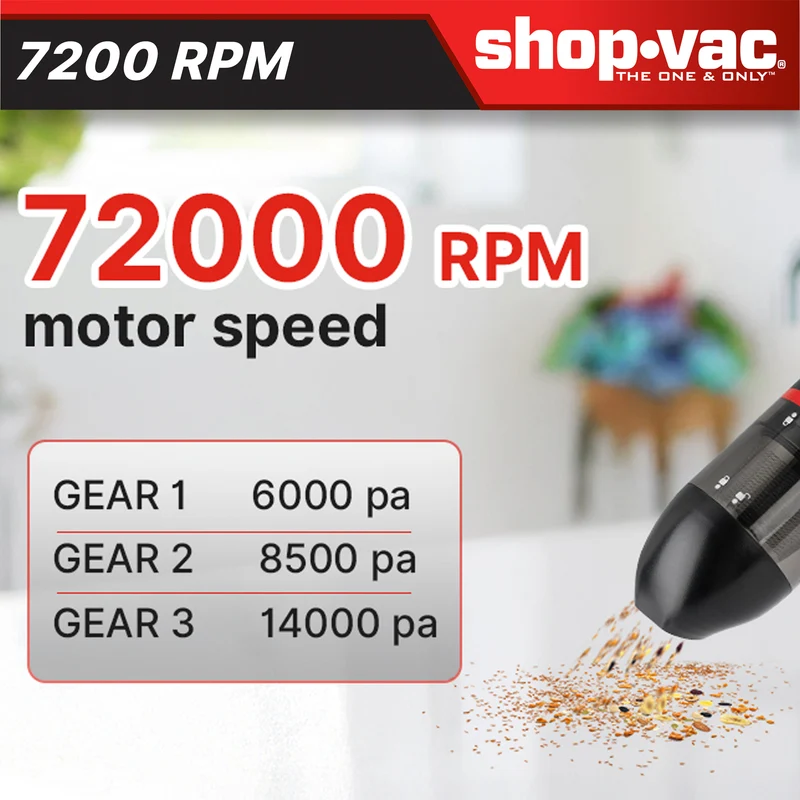 Shop-Vac® 2-in-1 Cordless Car Vacuum