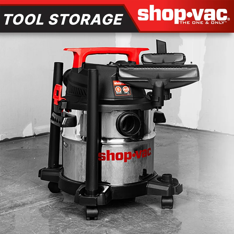 Shop-Vac® 5 Gallon 4 Peak HP Stainless Steel Wet/Dry Vacuum