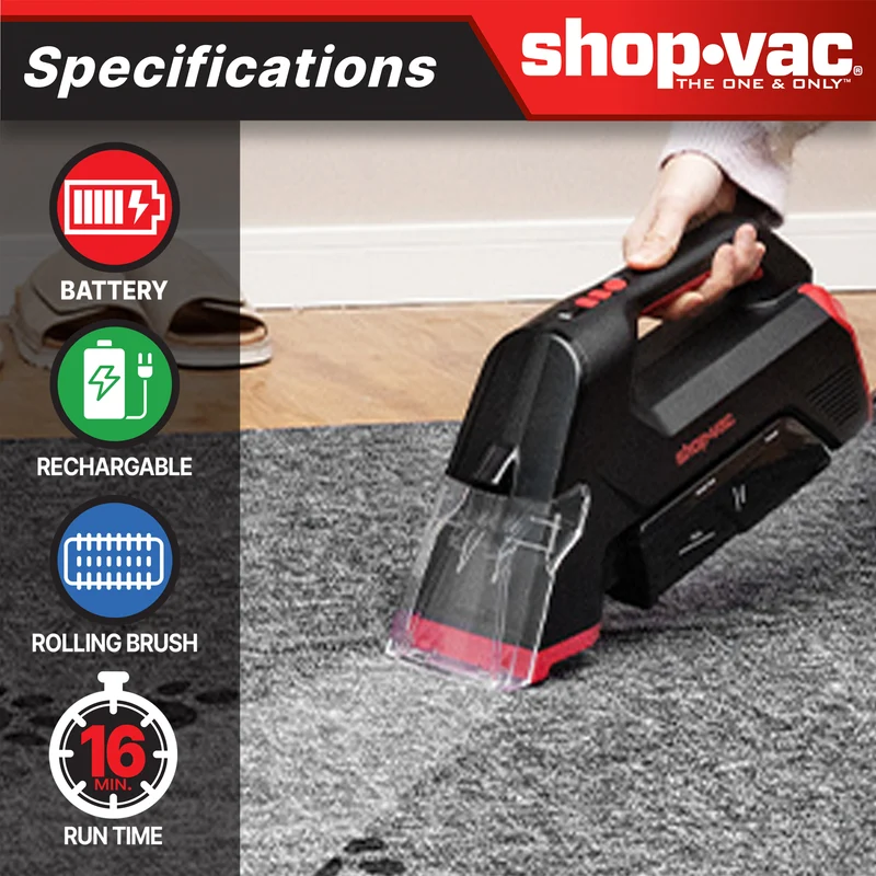 Shop-Vac® 3-in-1 Cordless Spot Cleaner