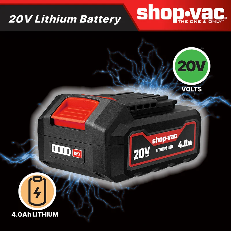 Shop-Vac® 20V 2.5 Gallon Cordless Wet/Dry Vacuum