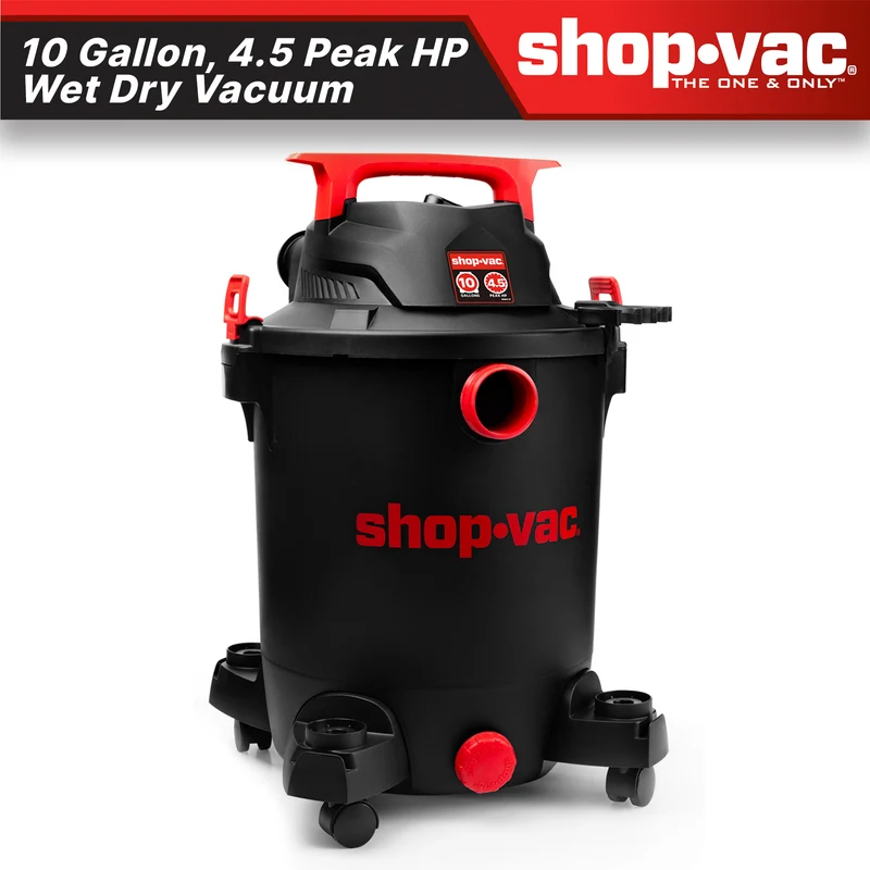 Shop-Vac® 10 Gallon 4.5 Peak HP Wet/Dry Vacuum
