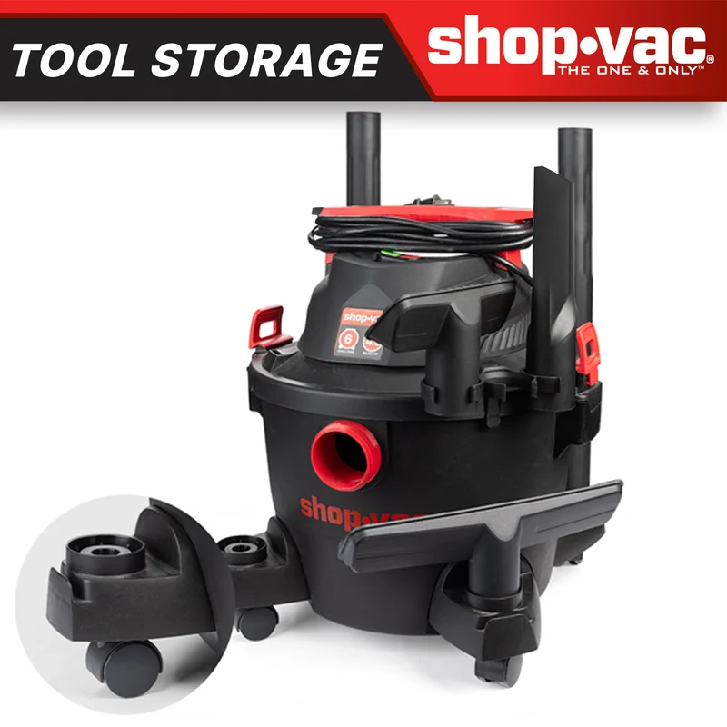 Shop-Vac® 6 Gallon 4.5 Peak HP Wet/Dry Vacuum