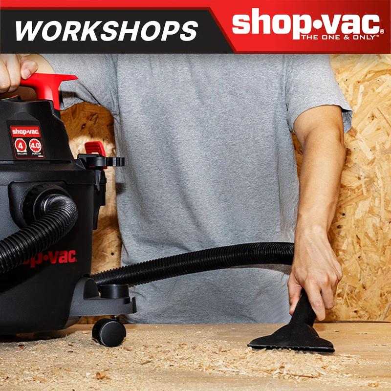 Shop-Vac® 4 Gallon 4.5 Peak HP Wet/Dry Vacuum