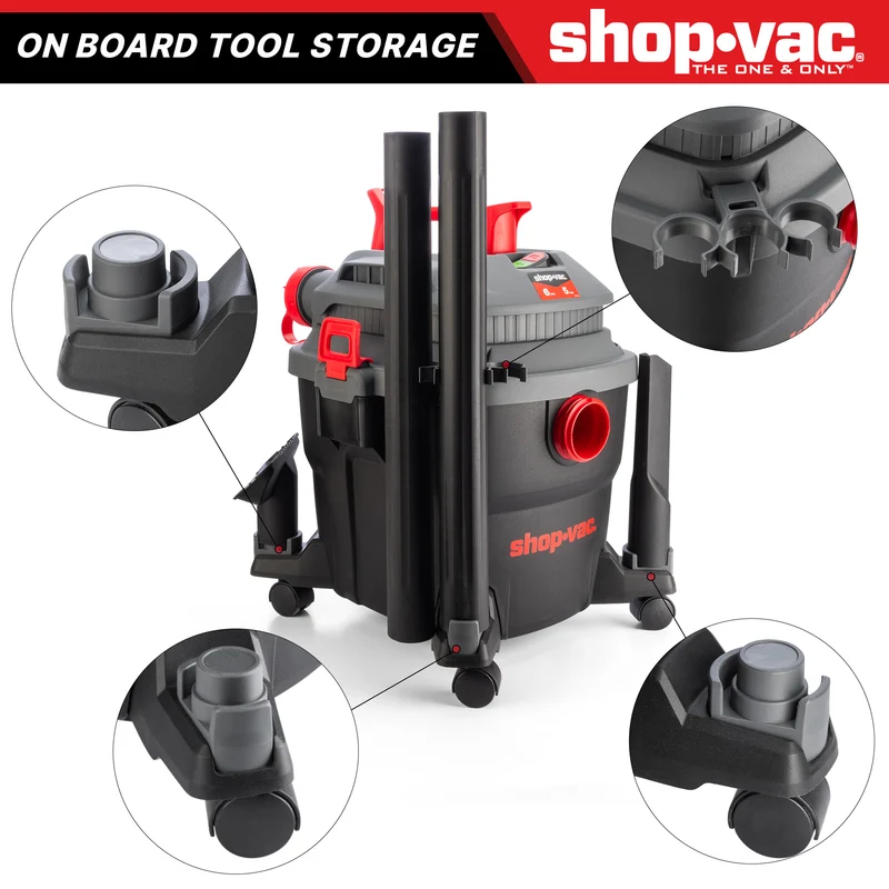 Shop-Vac® 6 Gallon 5.0 Peak HP Wet/Dry Vacuum