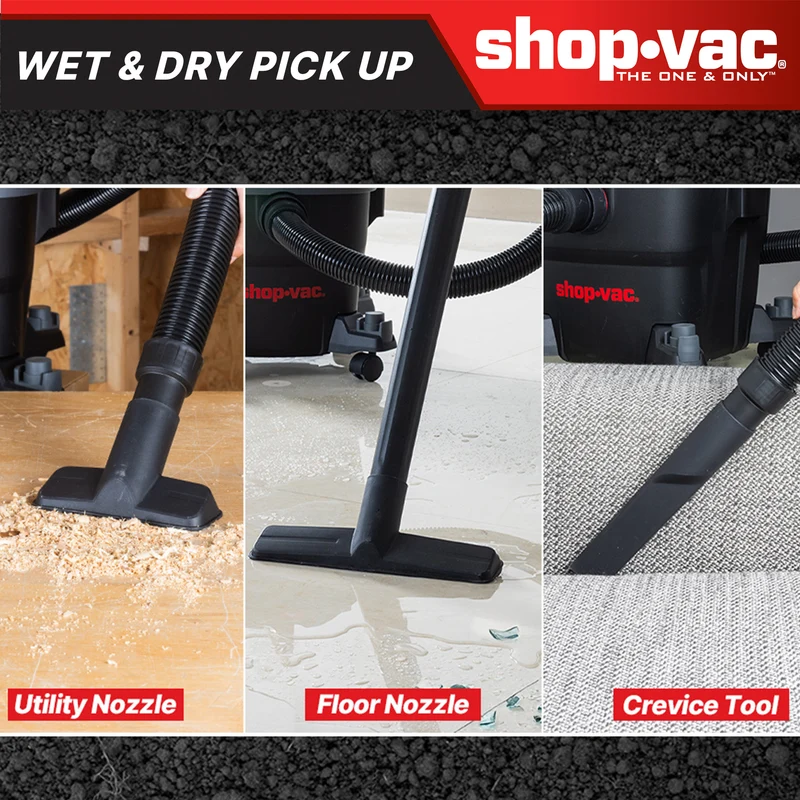 Shop-Vac® 6 Gallon 5.0 Peak HP Wet/Dry Vacuum