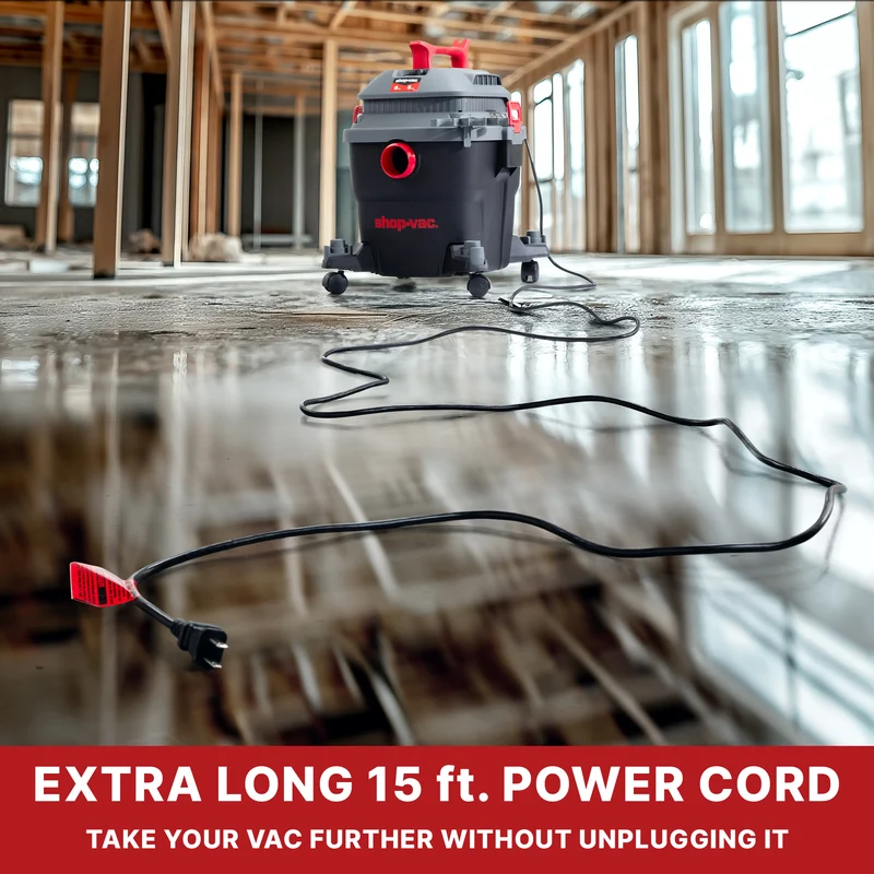 Shop-Vac® 6 Gallon 5.0 Peak HP Wet/Dry Vacuum