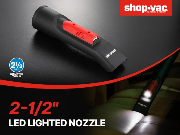 Shop-Vac® 2-1/2-inch Lighted Nozzle