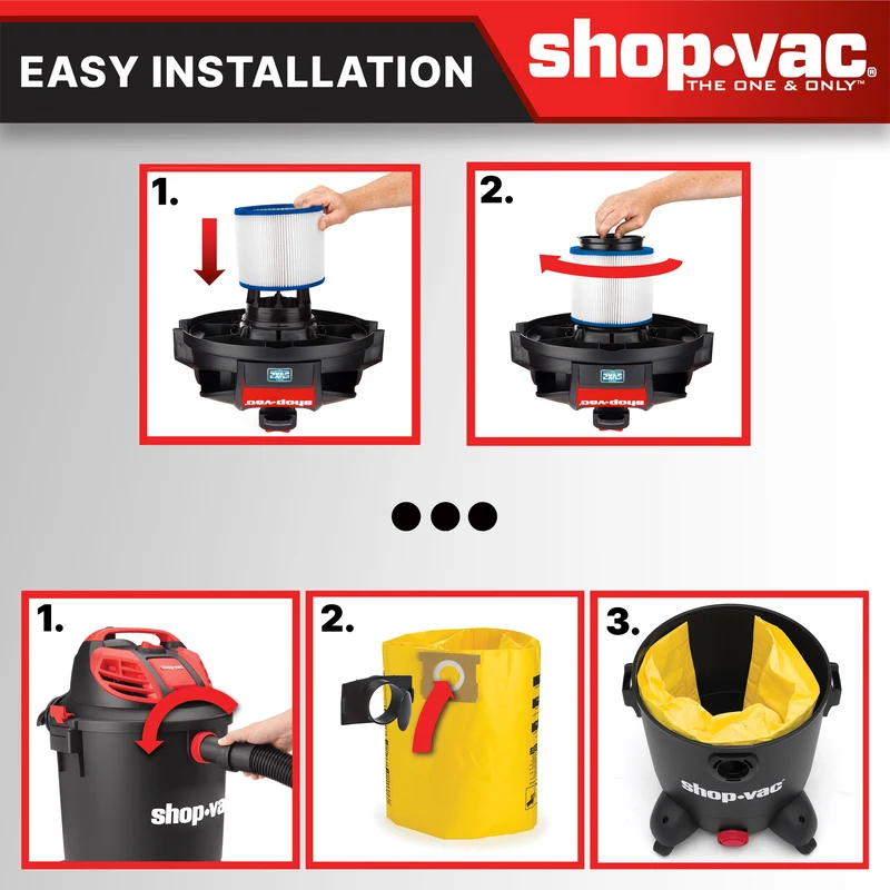 Shop-Vac® HEPA Starter Kit