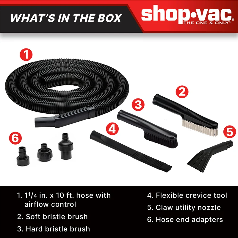 Shop-Vac® 5 Piece Car Cleaning Kit