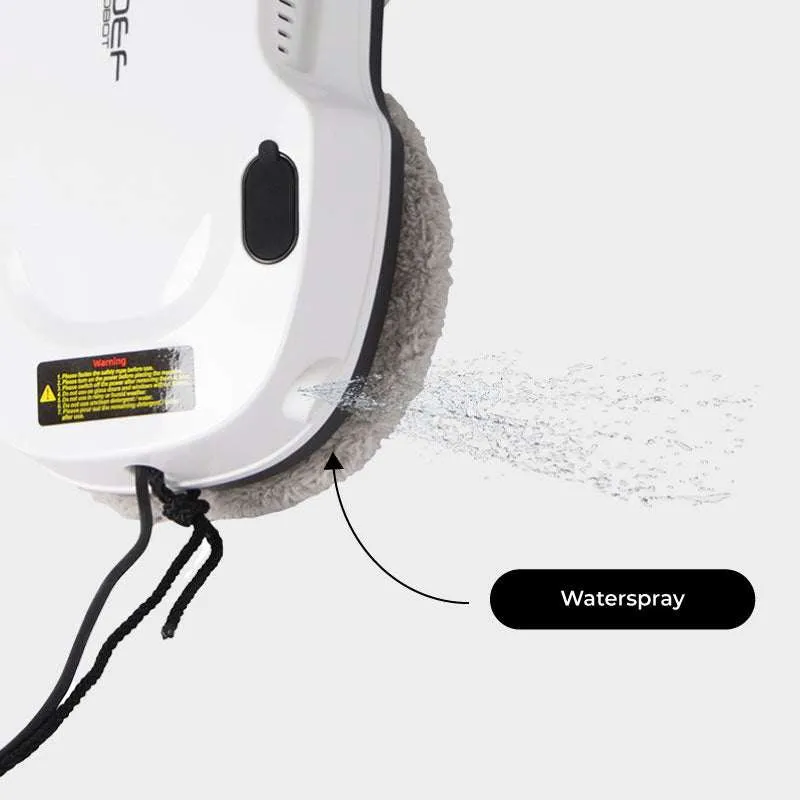 Zoef Robot raamwasser Evert met waterspray