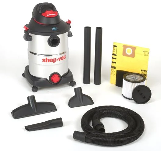Shop-Vac® 12 Gallon* 5.5 Peak HP** Stainless Steel Wet/Dry Vacuum with SVX2 Motor Technology