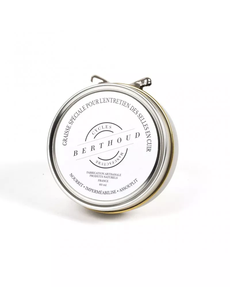 Boite de graisse pour selle cuir Cycles Berthoud - 60mL
