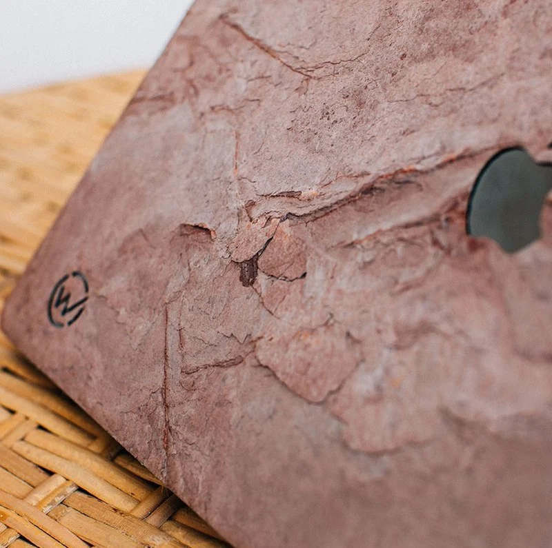 Cover en pierre MacBook RED CHILI PEPPER Premium Made in France