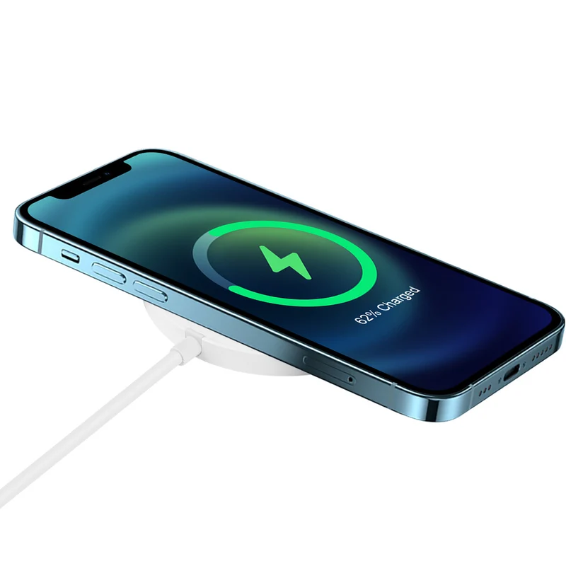 Chargeur Rapide sans Fil Magnetique - Blanc