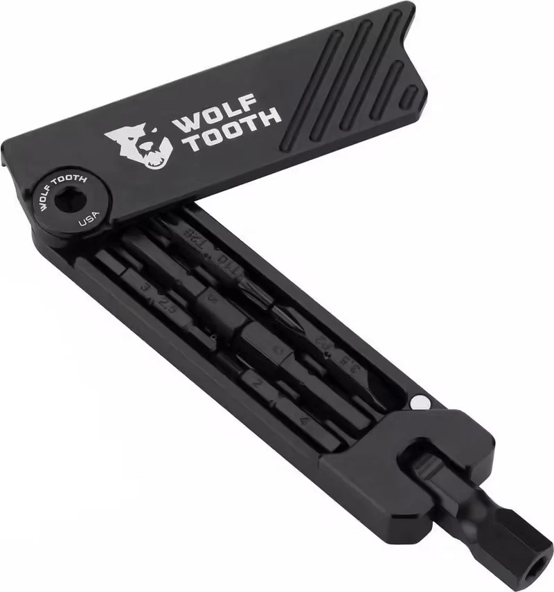 Outil Multifonction Wolf Tooth 6-Bit Hex Wrench - noir