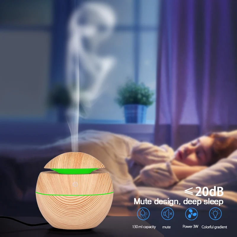 Humidificateur avec Eclairage D'ambiance LED