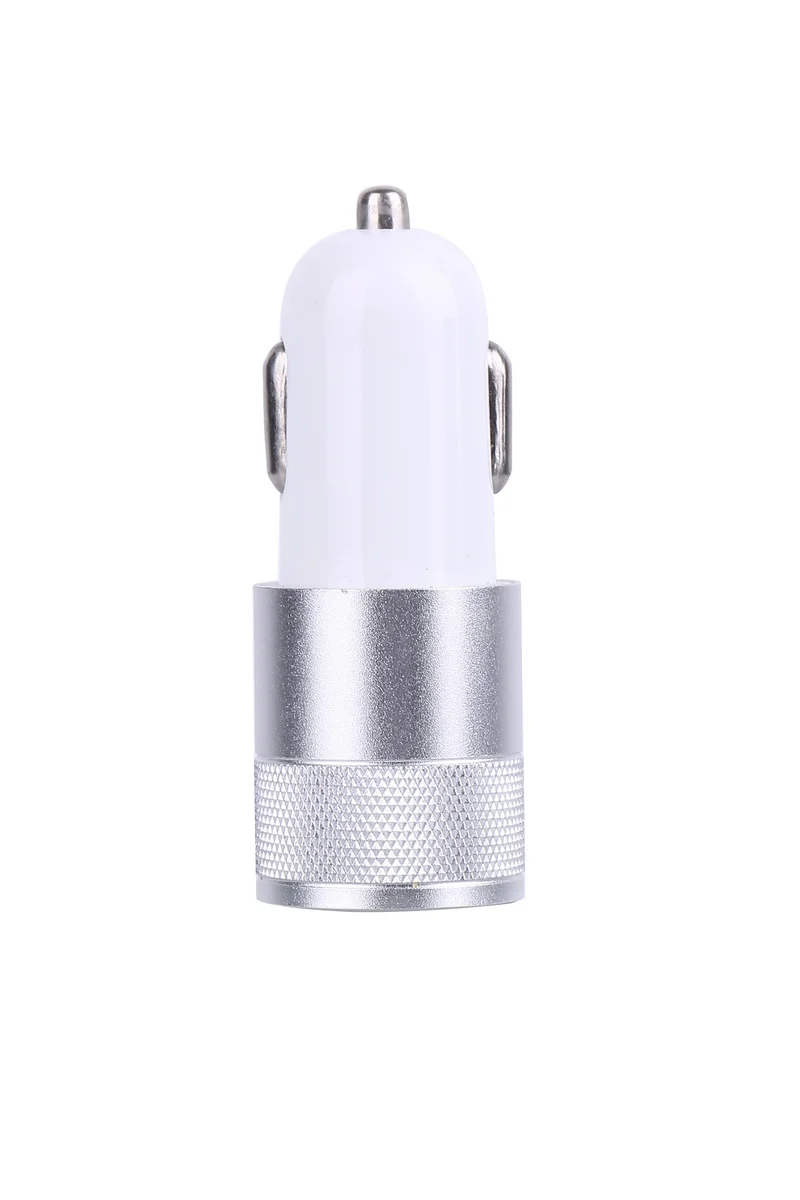 Chargeur Allume Cigare Acier Double Entree USB