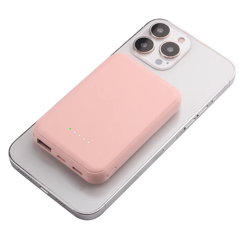 BATTERIE EXTERNE 5000 mAh MAGSAFE - Rose