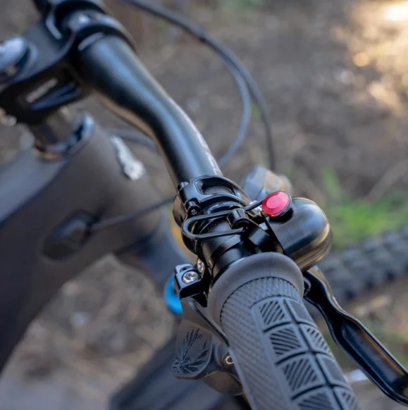 Sonnette Spurcycle Original - Black / Red