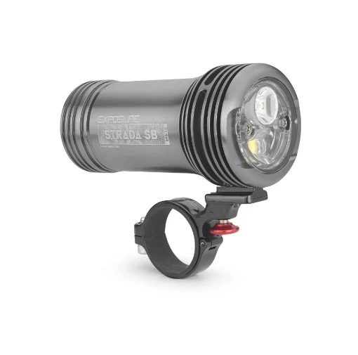 Eclairage avant Exposure Lights Strada MK12 SB - Gun Metal Black