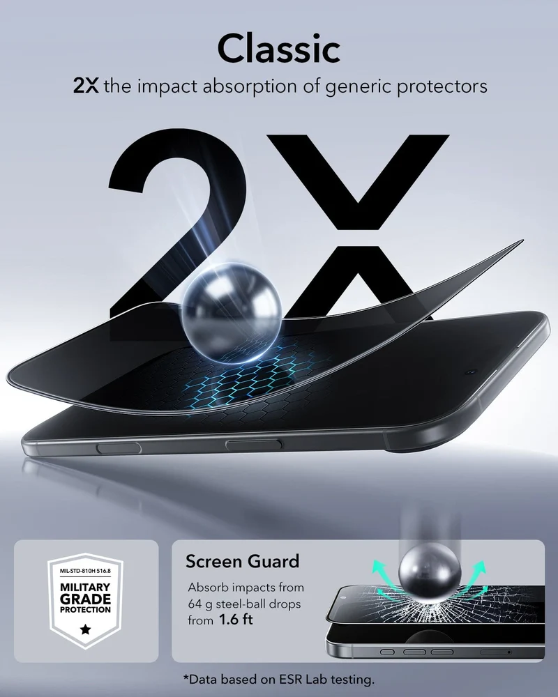 iPhone Air UltraFit Classic Privacy Screen Protector - 3 Pack