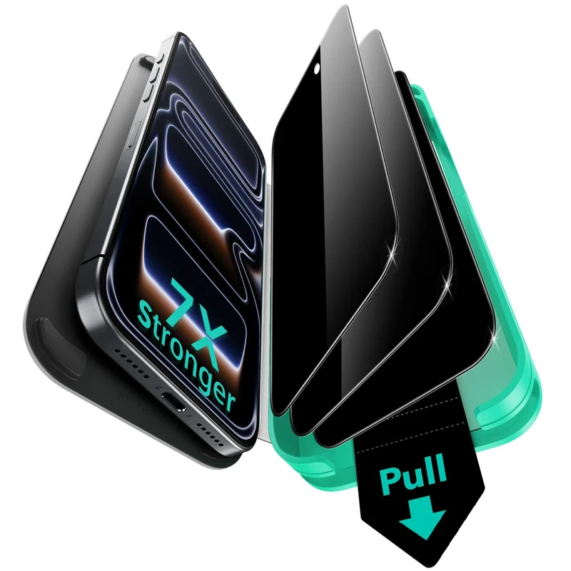 iPhone 17 Pro Max UltraFit Armorite®️ Privacy Screen Protector - 3 Pack