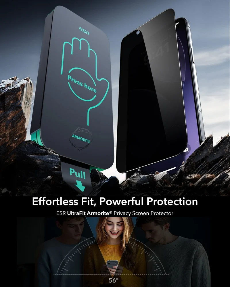 iPhone Air UltraFit Armorite®️ Privacy Screen Protector - 3 Pack