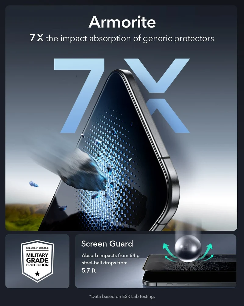 iPhone Air UltraFit Armorite®️ Privacy Screen Protector - 3 Pack