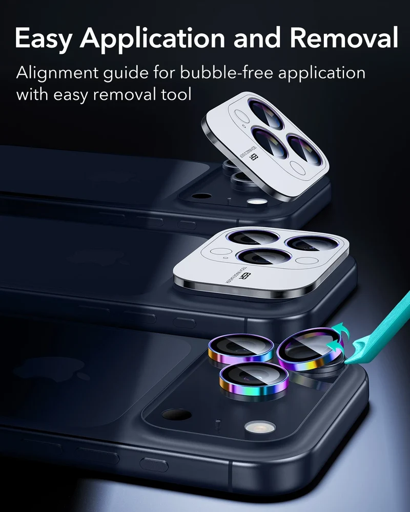 iPhone 17 Pro Max/17 Pro Armorite®️ Camera Lens Protector - Chromatic