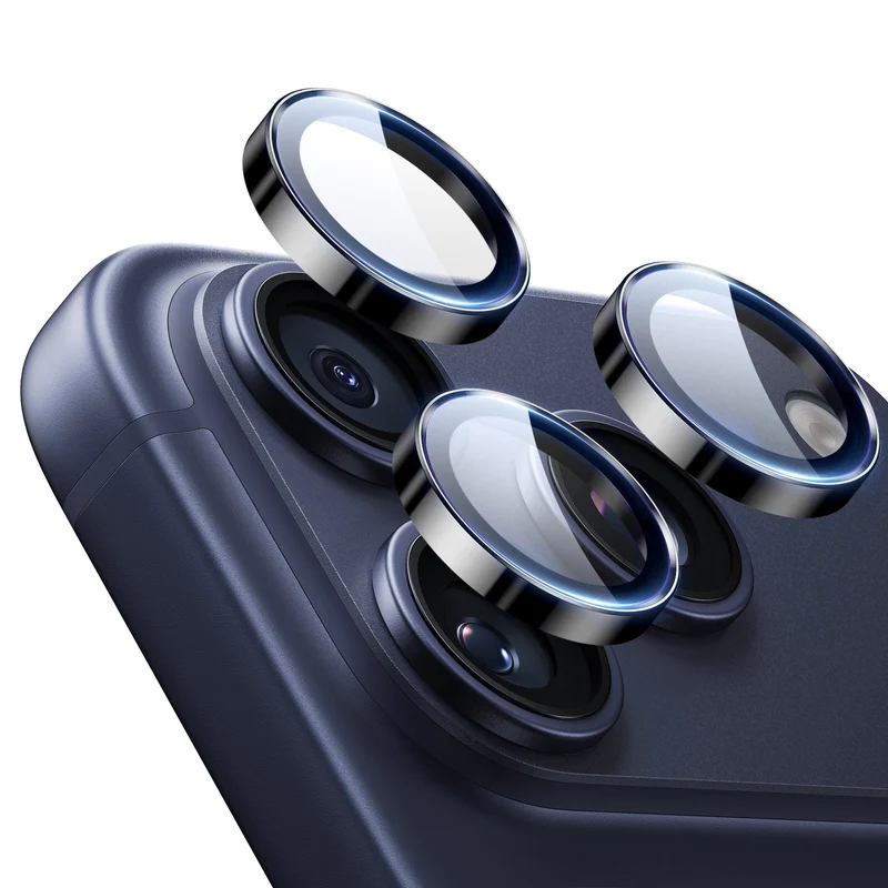 iPhone 17 Pro Max/17 Pro Armorite®️ Camera Lens Protector - Black