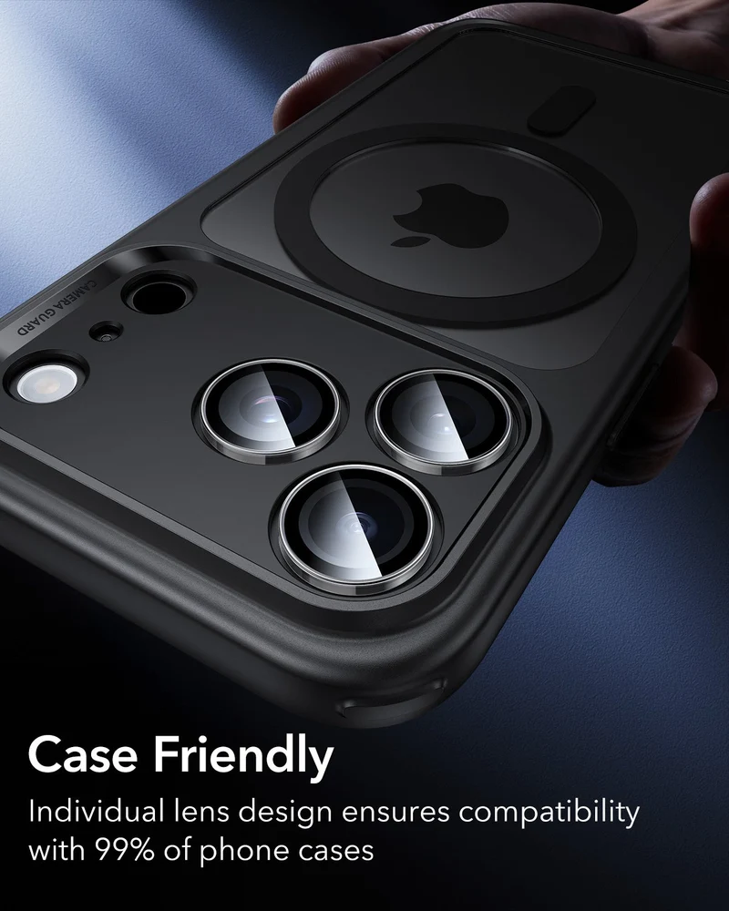 iPhone 17 Pro Max/17 Pro Armorite®️ Camera Lens Protector - Clear