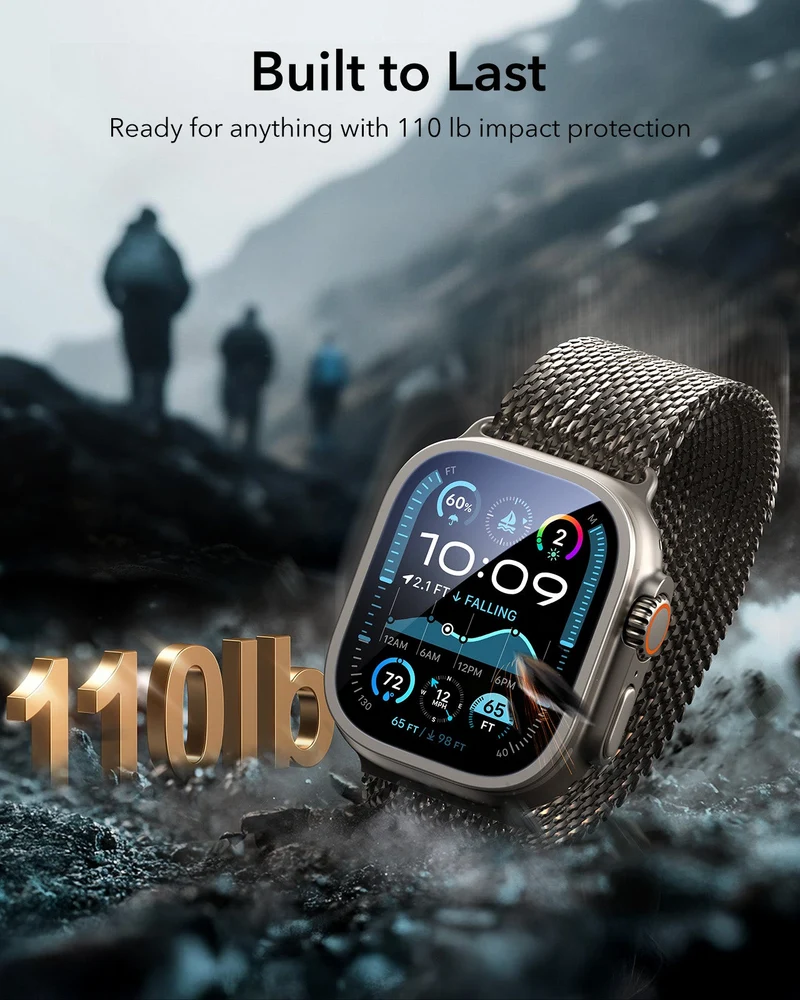 Apple Watch Ultra 3 Armorite Screen Protector - Titanium