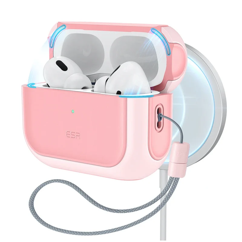 AirPods Pro 3 Orbit Hybrid Magnetic Case - Pink