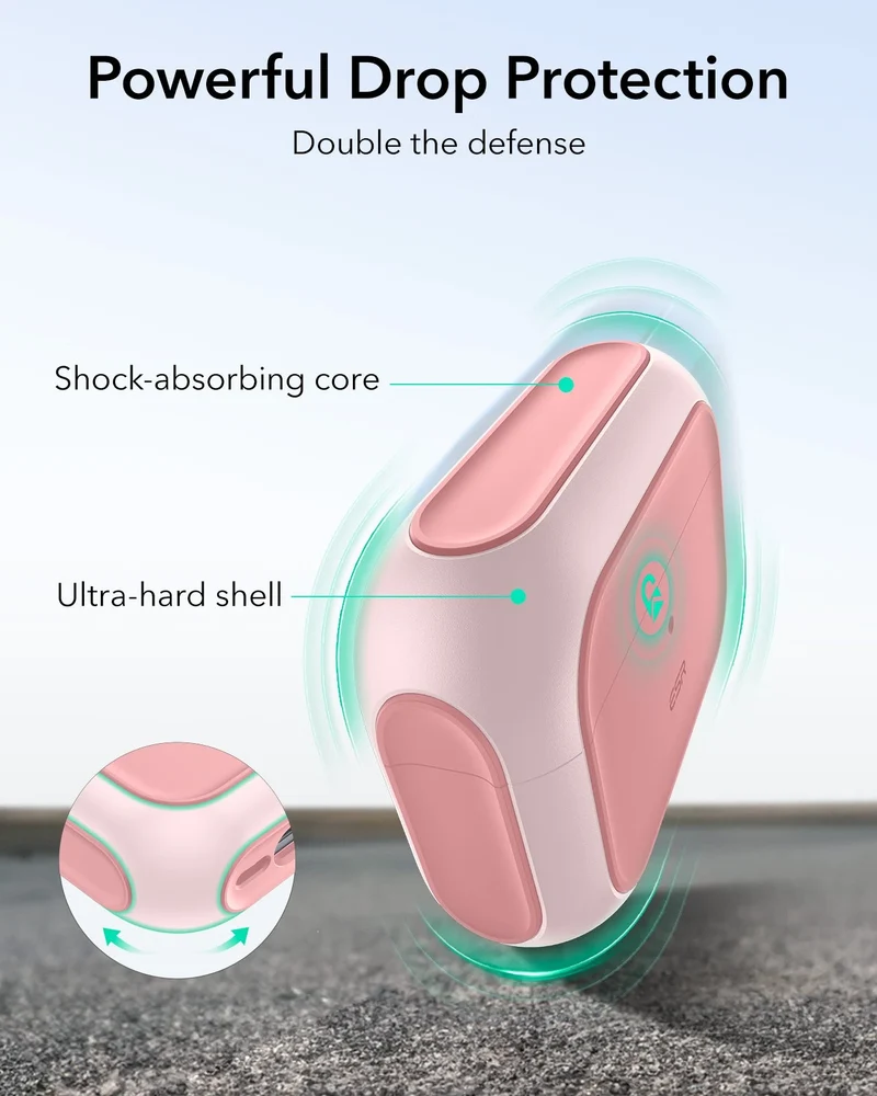 AirPods Pro 3 Orbit Hybrid Magnetic Case - Pink