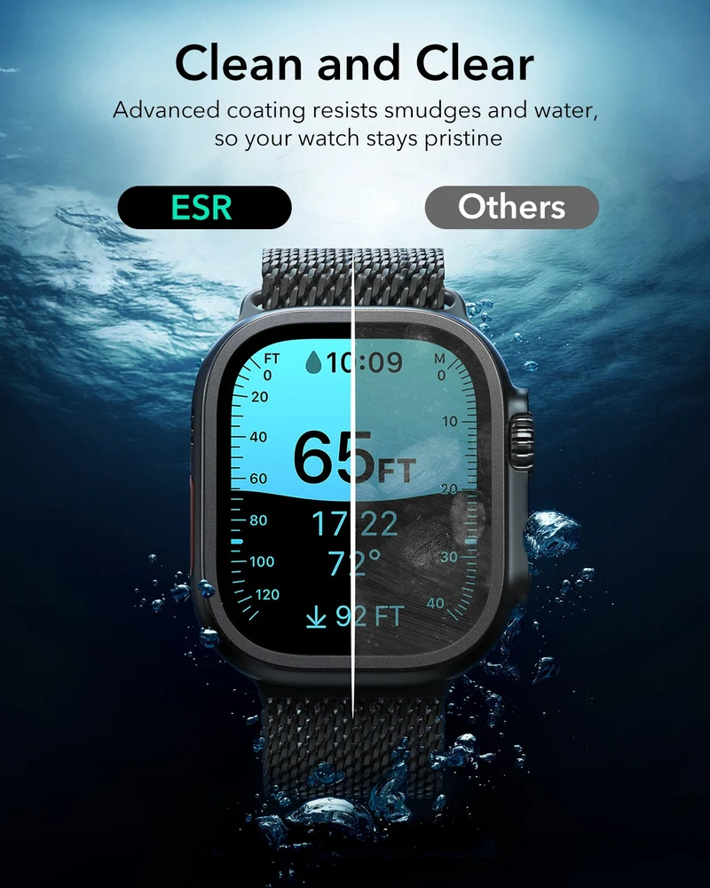 Apple Watch Ultra 3 Armorite Screen Protector - Black