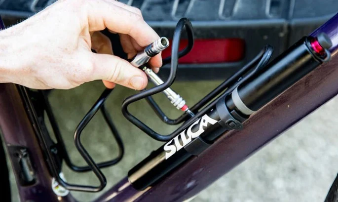 Pompe à main Silca Gravelero Mini-Pump