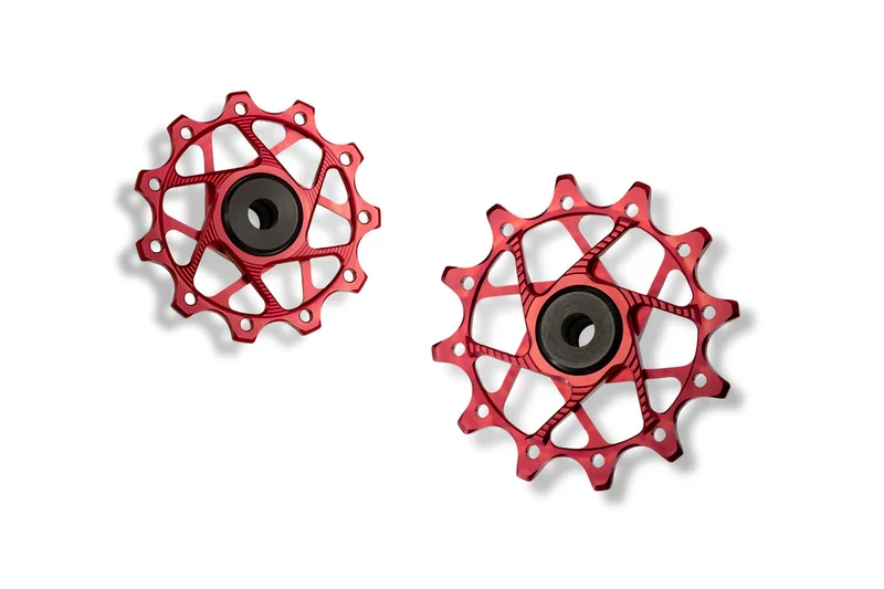 Galets de Dérailleur Garbaruk Oversize - Rouge