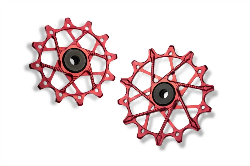 Galets de Dérailleur Garbaruk Oversize - Rouge