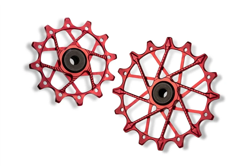Galets de Dérailleur Garbaruk Oversize - Rouge
