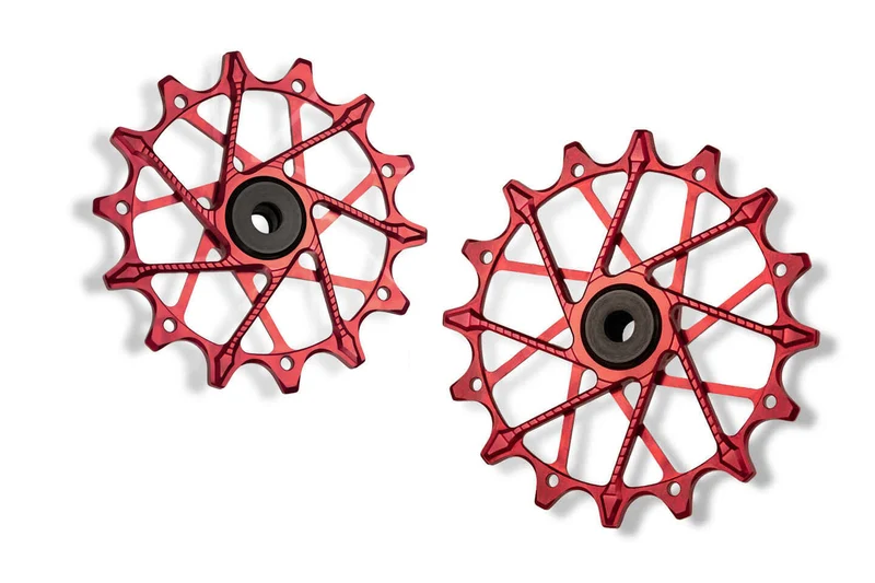 Galets de Dérailleur Garbaruk Oversize - Rouge