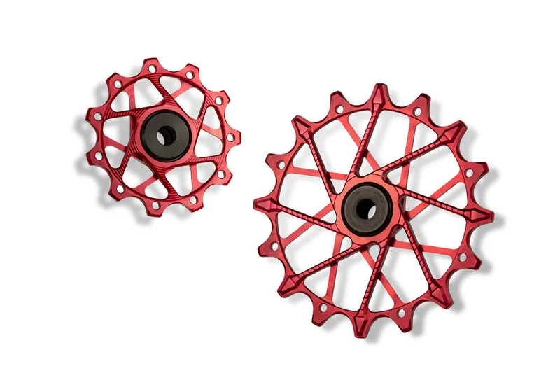 Galets de Dérailleur Garbaruk Oversize - Rouge