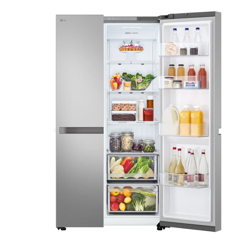 Frigorifero Side-by-Side Libera Installazione LG GSBC40PYPE 664L Classe E Prime Silver
