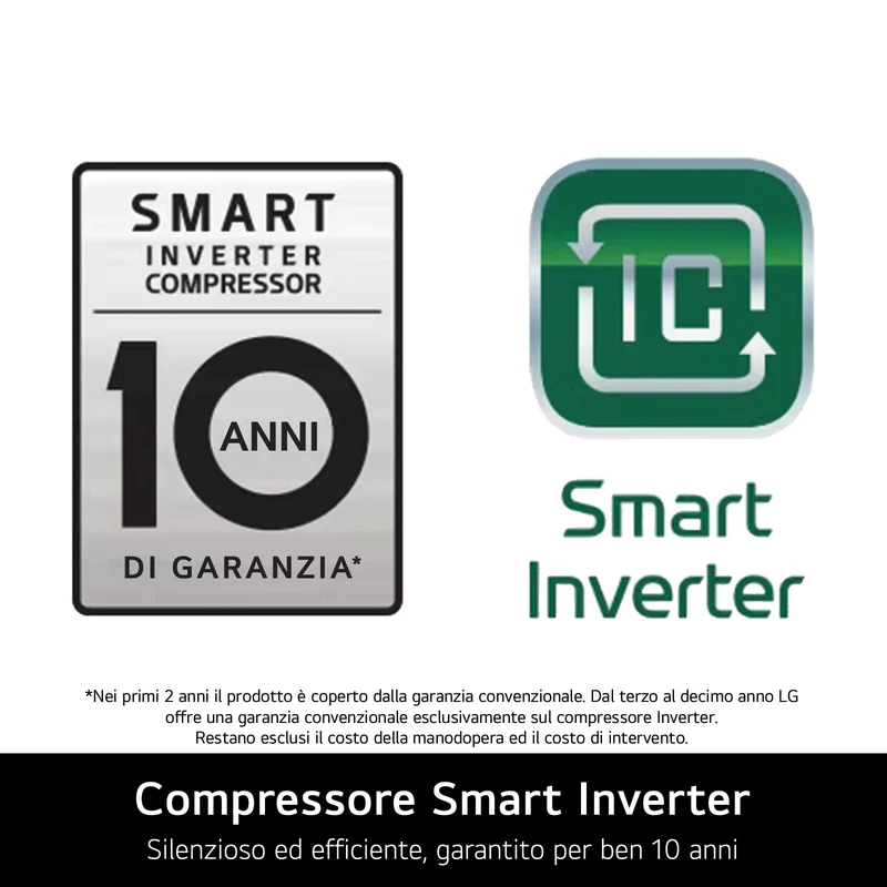 Frigorifero Side-by-Side Libera Installazione LG GSBC40PYPE 664L Classe E Prime Silver