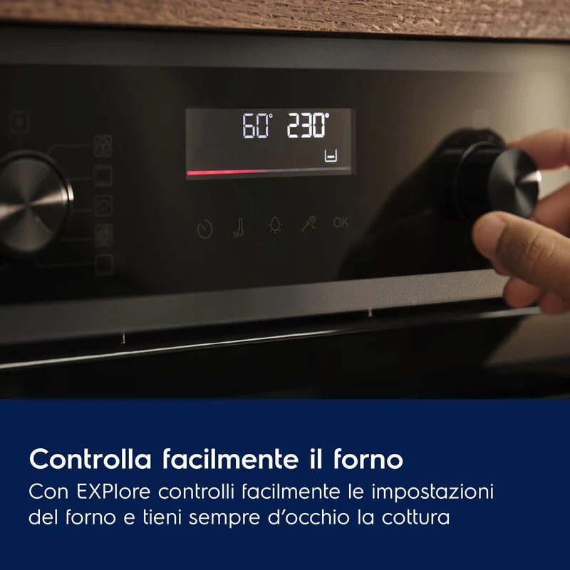 Forno Multifunzione Da Incasso Electrolux SurroundCook 500 EOD4P46TX 72L in Acciaio Inox
