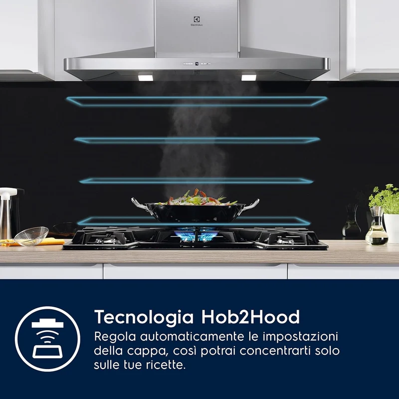 Piano Cottura a Induzione Da Incasso Electrolux Serie 600 Bridge LIL83443 Nero 80 cm 4 Zone